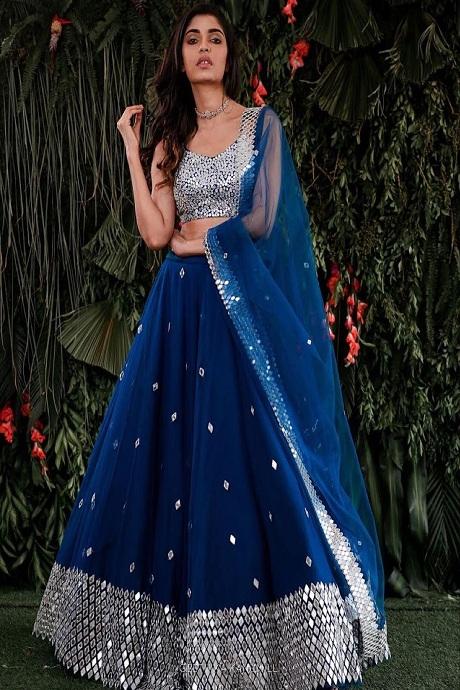 Clothes Shop Girls Solid Designer Party Wear Lehenga Choli_(Suitable To  3-15 Years Girls)