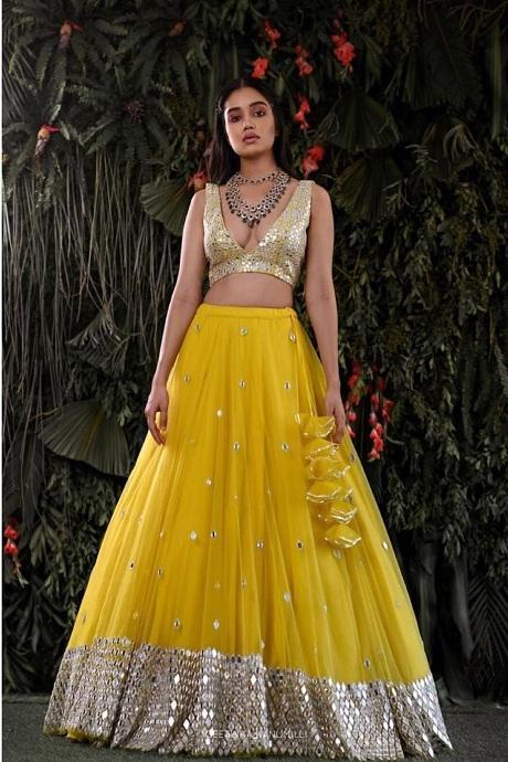 Yellow Lehenga Choli Embroidery Work, Ready to Wear Wedding Bridal Lehenga  Choli, , Indian Outfit Lehenga Choli, Bollywood Style Lehenga - Etsy