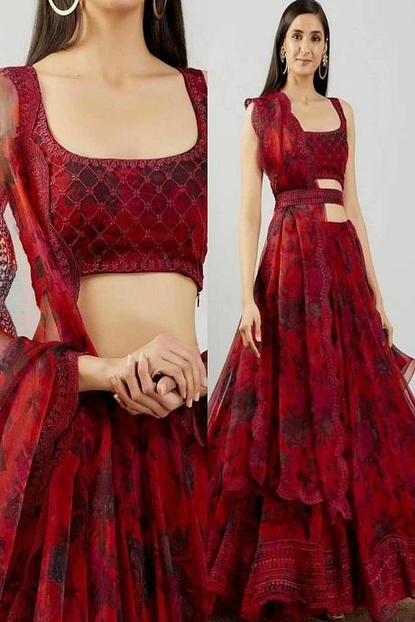 10 Latest Simple Lehenga Designs To Slay Wedding 2023 - Beyoung Blog