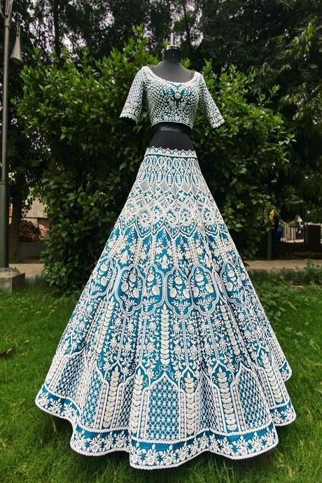 Firozi Color Islamic Embroidery Takchita Arabic Stylish Designer Maxi Dress  Israeli Floor Length Party Wear Wedding Kaftan - Etsy