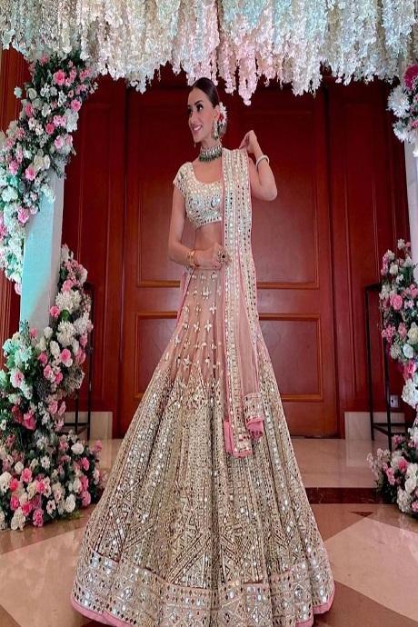 30 Different Shades Of Pink Wedding Lehengas We Loved | Wedding lehenga  designs, Indian bridal dress, Latest bridal lehenga