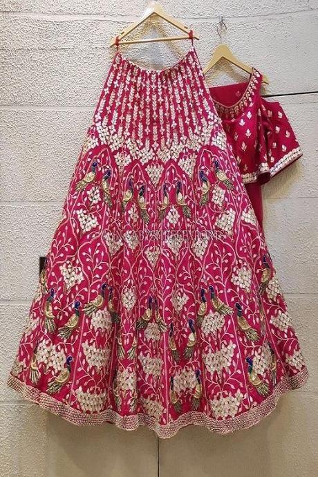 Buy 3D Georgette Designer Bollywood Lehenga Choli for Woman Designer  Lahanga Marriage Ghagra Choli Bridal Lahnga Choli Party Wear Lengha Online  in India - Etsy