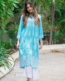 Sky Blue Occasional Wear Salwar Suits Online