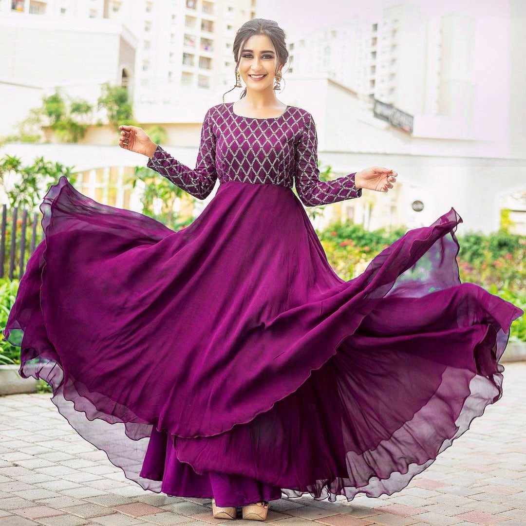 8047 BY FASHID WHOLESALE BEAUTIFUL ANARKALI SUITS COLORFUL STYLISH FANCY  CASUAL WEAR & ETHNIC WEAR ORGANZA