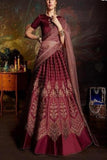 Fashionable Fast Trends Silk Thread Hand Work Lehenga choli,Blouse,Dupatta piece TDS5833