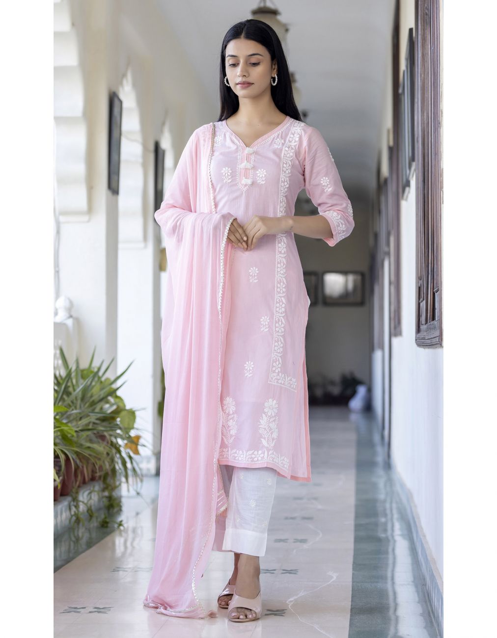 Party wear Embroidered Ladies Suit at Rs.750/Piece in bareilly offer by  Brindavan Creations