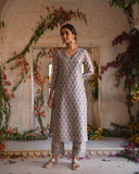 Designer Butta Work Salwar Suit With Dupatta