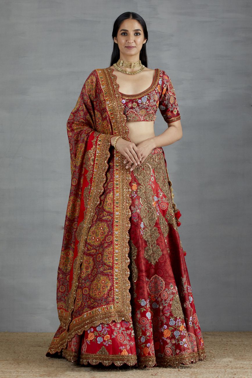 Gota Work Semi-Stitched Wedding Lehenga at Rs 40000 in Surat | ID:  16813188488