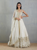 Designer White Colored Embroidered Lehenga Choli Collection