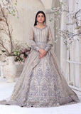 Stylish Light Cream Color Designer Heavy Work Anarkali Gown