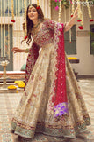 Blissful Cream  Colored Designer Heavy Thread Work Lehenga Choli With Dupatta