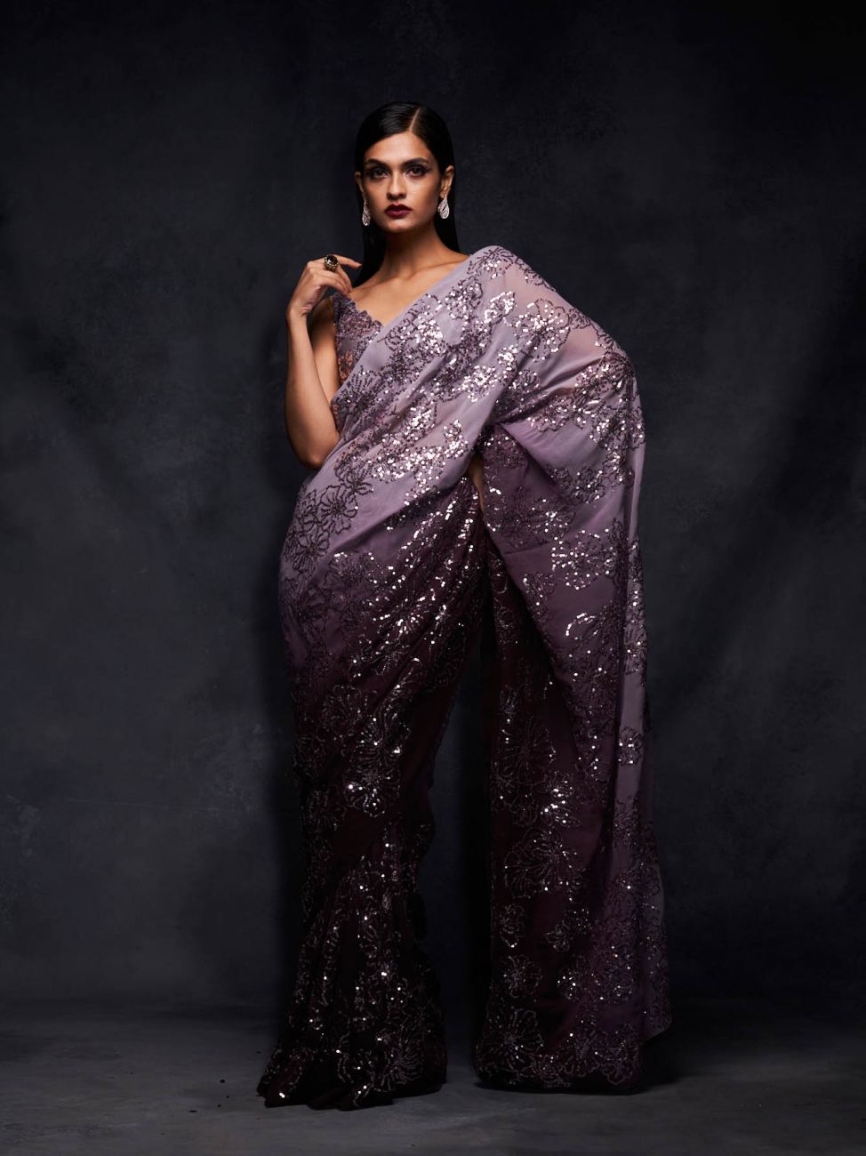 Women's Extraordinary Cocktail Party Wear - Subhkamnaye Designer Saree