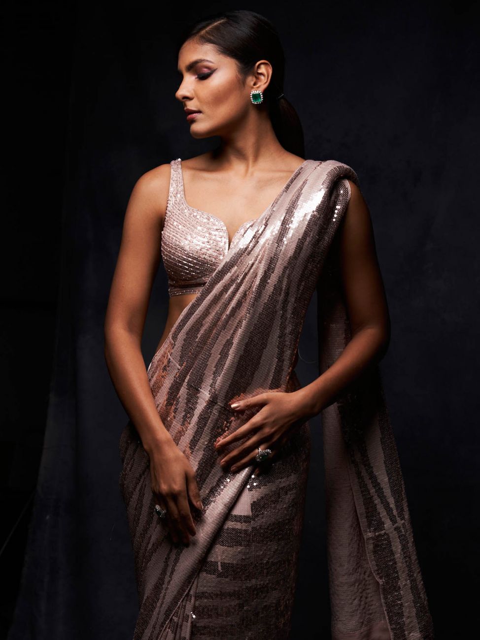 Designer Saree Blouse New Sari Wedding Bollywood Party Wear Indian  Pakistani | eBay