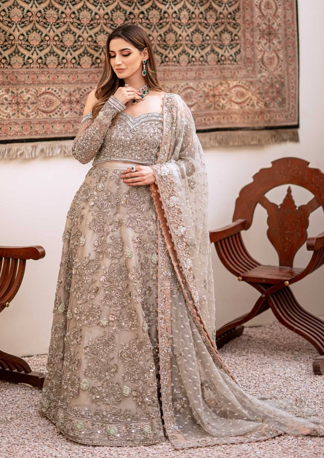 Best Pakistani Saree Designs For Bridals In 2023-24 | Bridal dress design,  Bridal dresses, Bridal saree