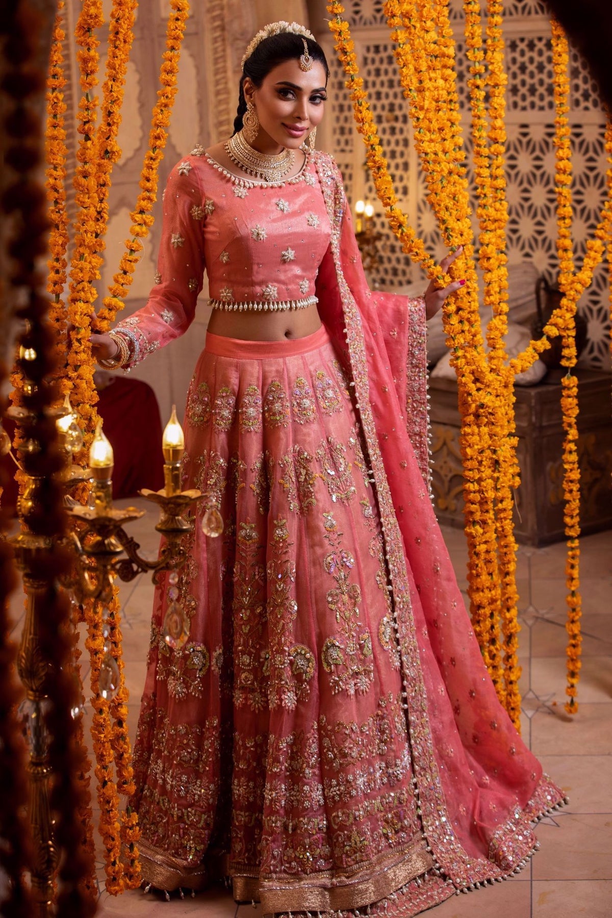 Buy Bridal Lehenga, Bridesmaids Lehenga Choli Online From Suvidha Fashions,  Best Bridal Lehenga Online Shopping Site