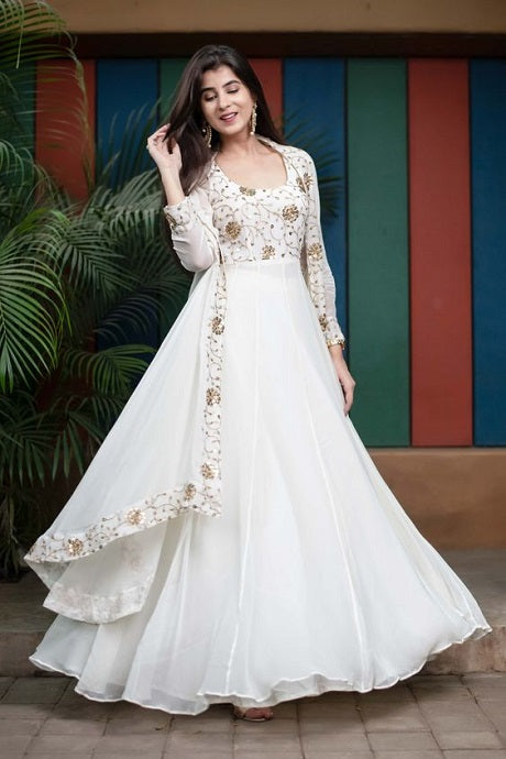 Hand-Crafted Poppy Crepe Wedding Dress | Dreamers and Lovers