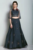 Admirable Designer Black Colour New Styale Lengha FAshion