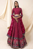 Pink Colored  Bridal Indian Lehenga Choli Set