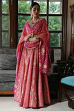 Woman's Wear Blushing Pink Color Lehenga Choli