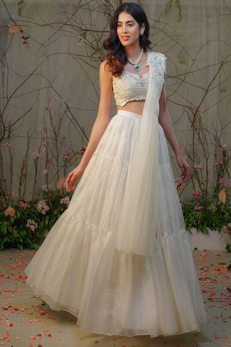 White Lehenga Styles for Every Bride's Personal Taste