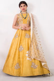 Appealing Yellow Lehenga Choli For Wedding Wear