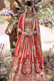 Beautiful Red Bridal Lehenga For Women