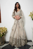 Designer White Color party wear Lehenga Choli Fashion