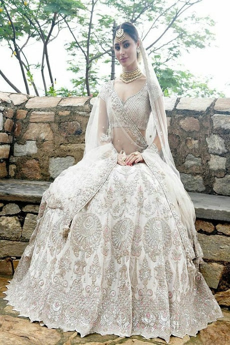 Off white outlet bridal lehenga