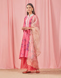 Peach Oraganza Dupatta